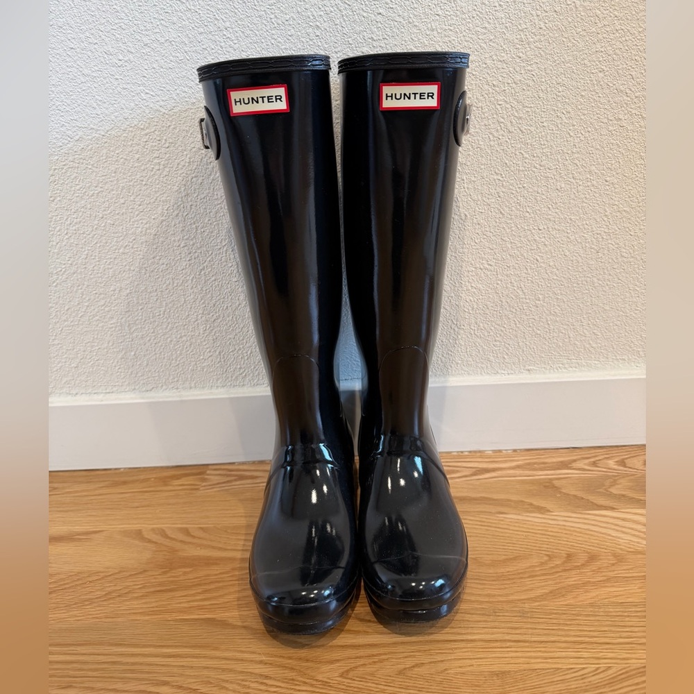 Hunter Black Women's Rain Boots
